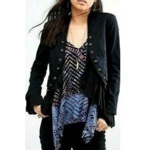 .Free People Romantic Ruffle Jacket EUC